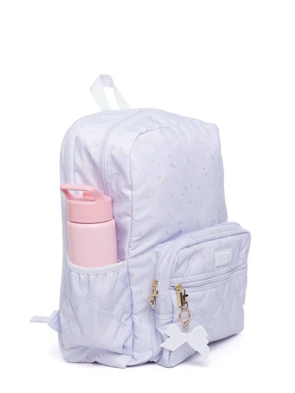 LoveShackFancy- Yoobi Everblooming Rosettes Ditsy Backpack Breezy Blue - NWT